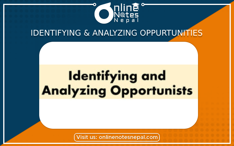 Identifying & Analyzing Oppurtunities